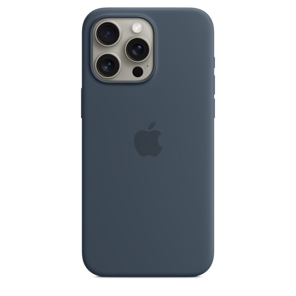 iphone15 silicone magsafe stormblue