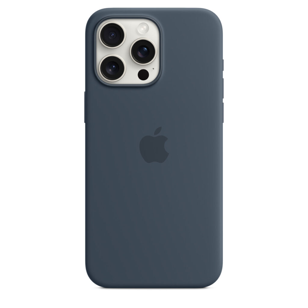 iphone15 silicone magsafe stormblue