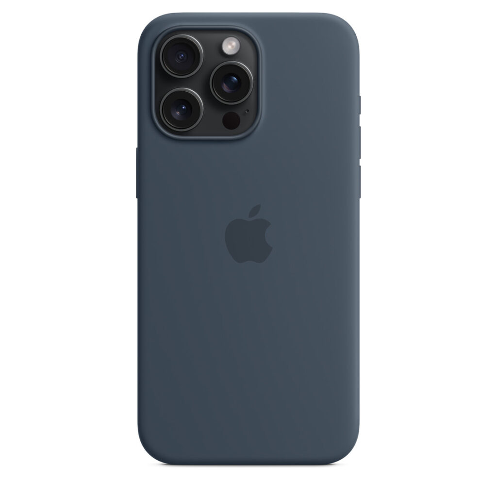 iphone15 silicone magsafe stormblue