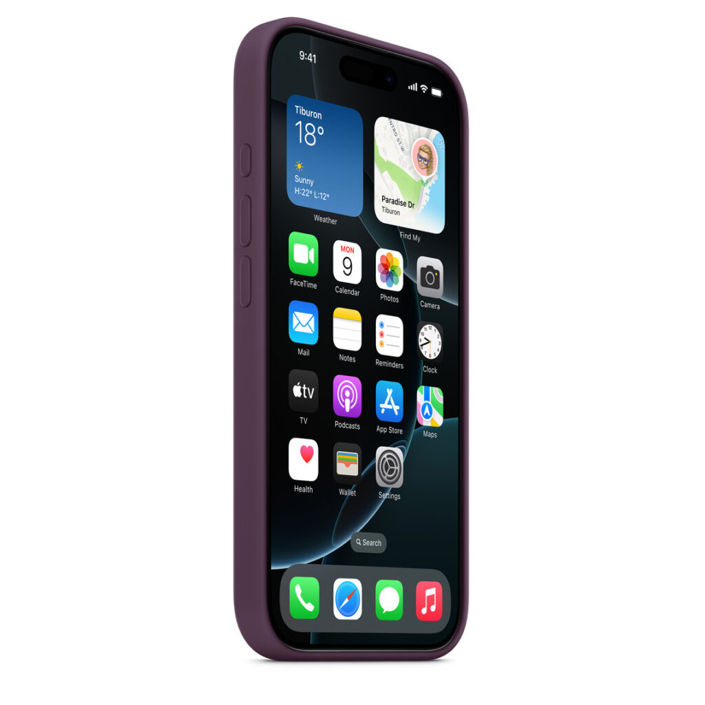 Plum iphone 16 pro silicone 