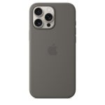 iPhone 15 Pro Silicone Case with MagSafe – Gray