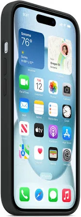 iPhone 15 Pro Silicone Case with MagSafe – Gray